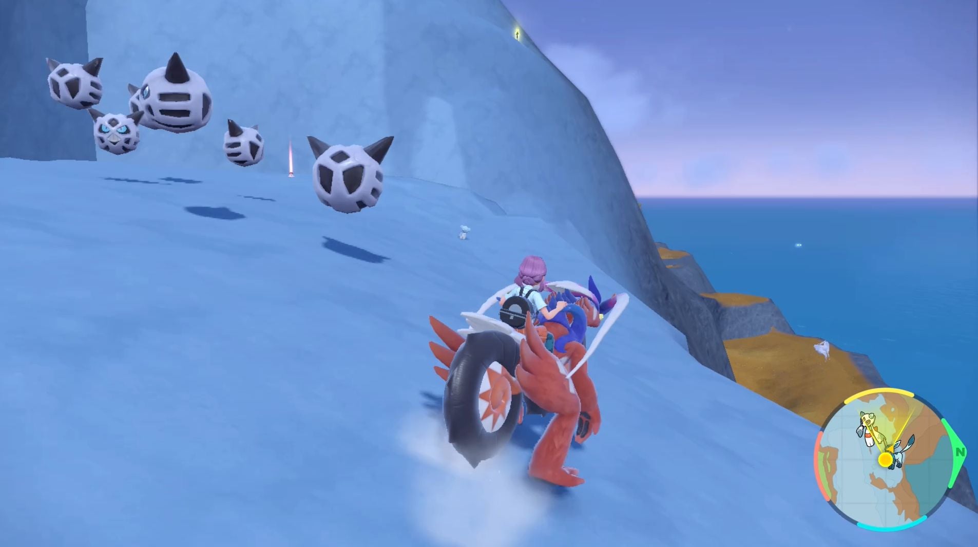 Pok mon Scarlet and Violet green stake locations and Groundblight Shrine  including how to catch Ting Lu - 51