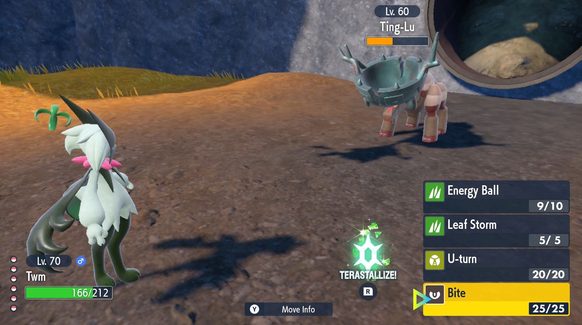 Pok mon Scarlet and Violet green stake locations and Groundblight Shrine  including how to catch Ting Lu - 40