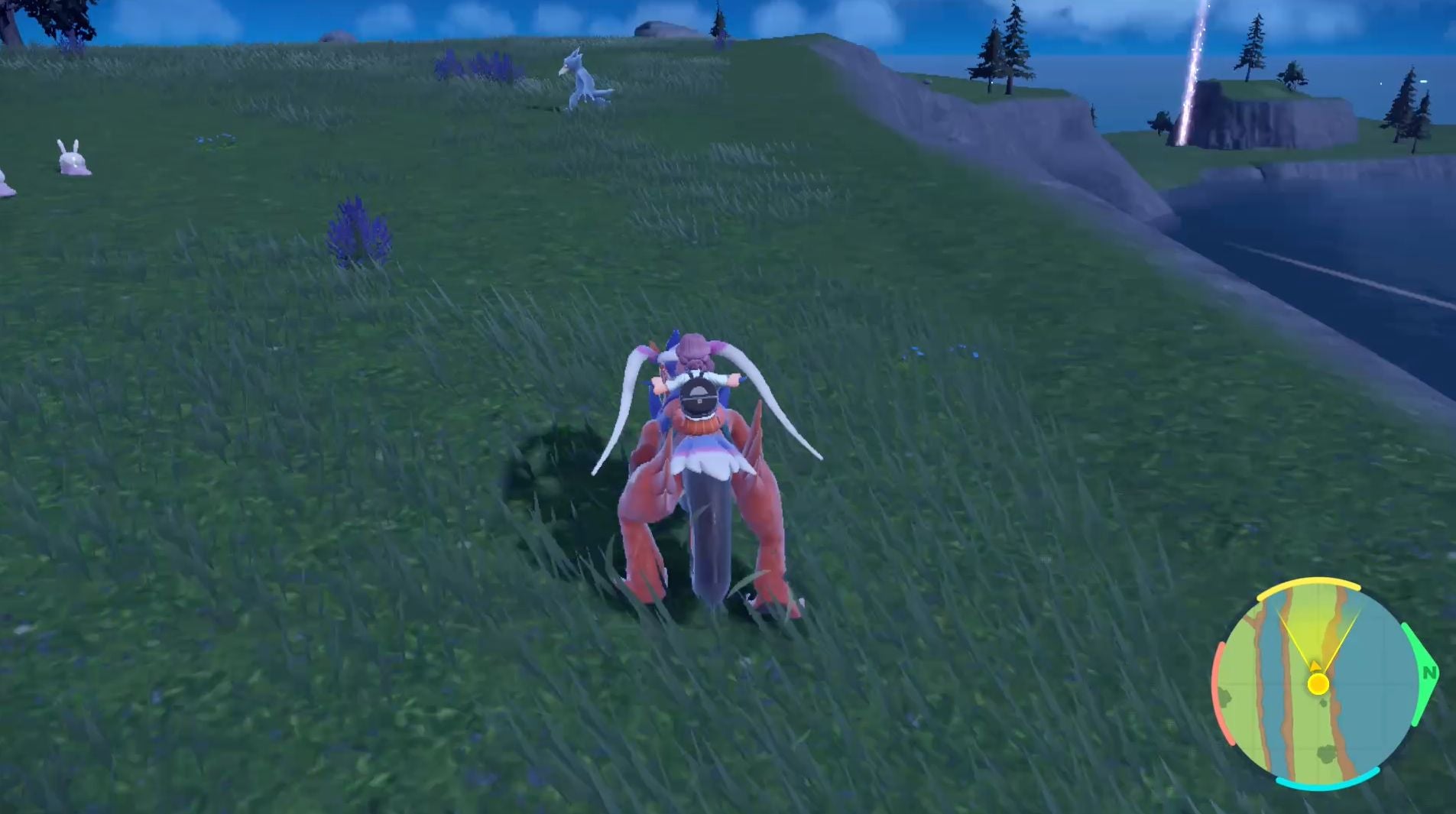 Pok mon Scarlet and Violet green stake locations and Groundblight Shrine  including how to catch Ting Lu - 11