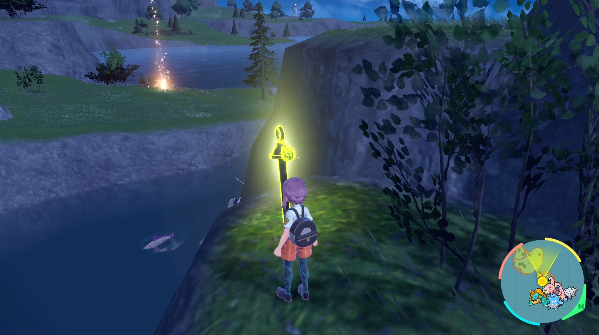 Pok mon Scarlet and Violet green stake locations and Groundblight Shrine  including how to catch Ting Lu - 51
