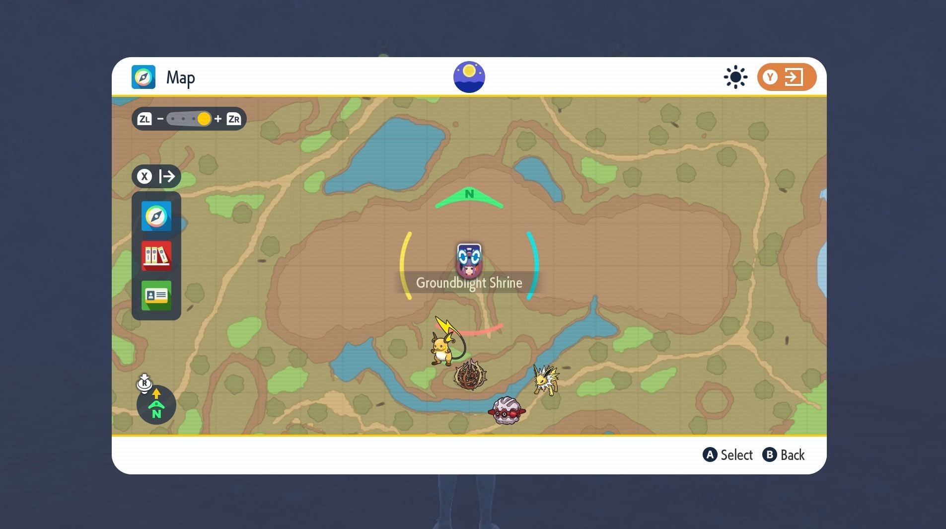 Pok mon Scarlet and Violet green stake locations and Groundblight Shrine  including how to catch Ting Lu - 54
