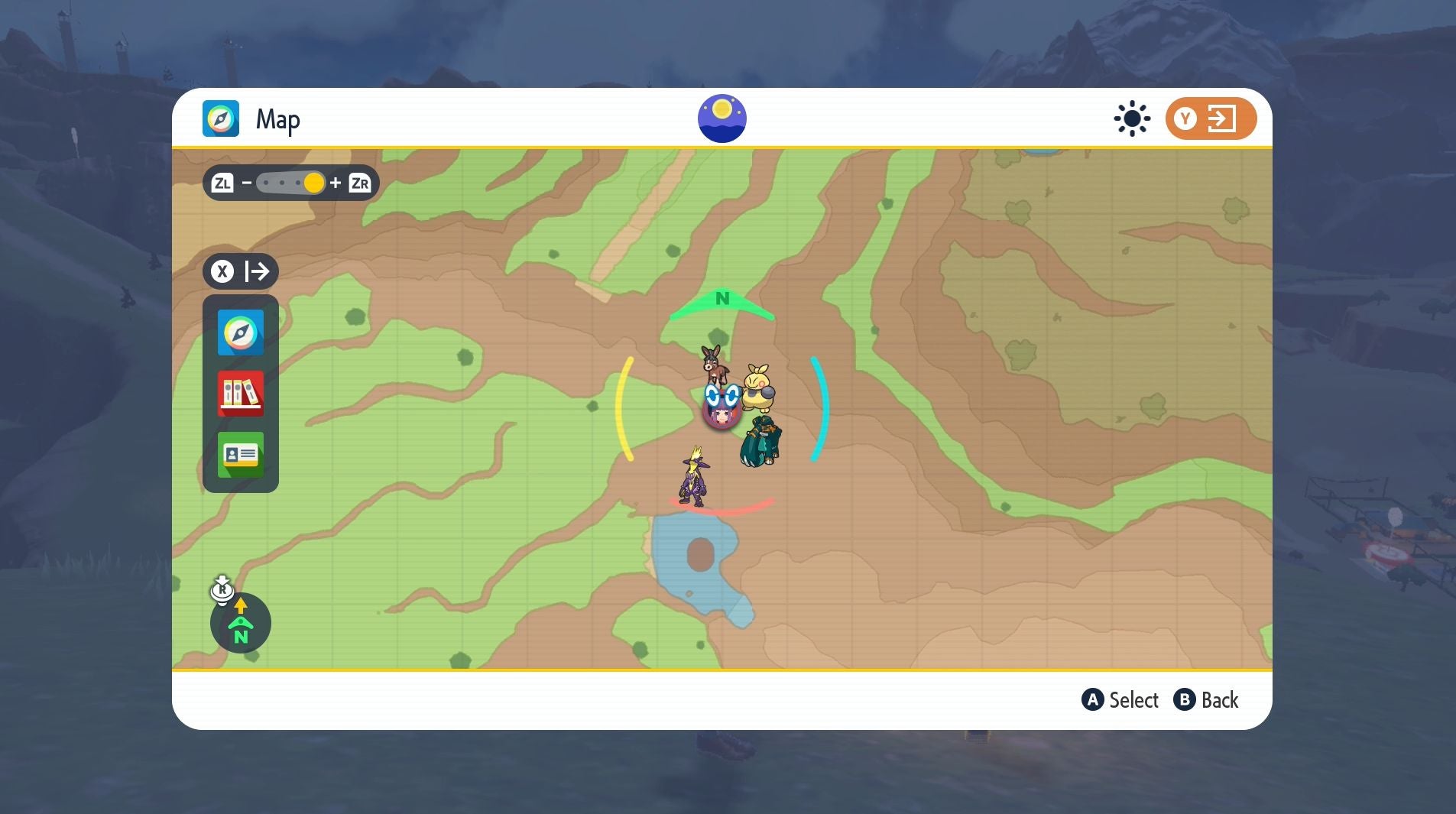Pok mon Scarlet and Violet yellow stake locations and Icerend Shrine  including how to catch Chien Pao - 17