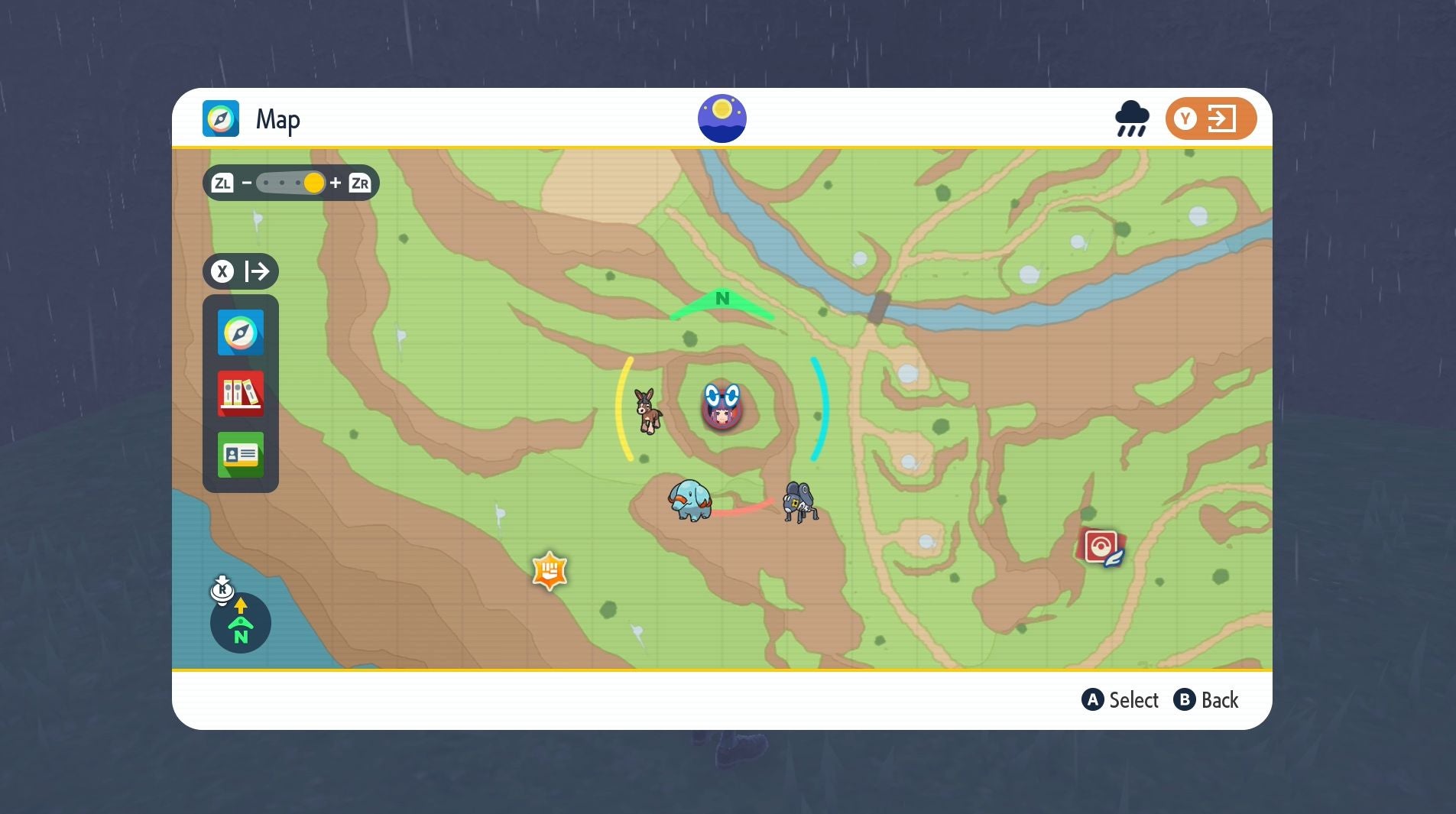 Pok mon Scarlet and Violet yellow stake locations and Icerend Shrine  including how to catch Chien Pao - 80