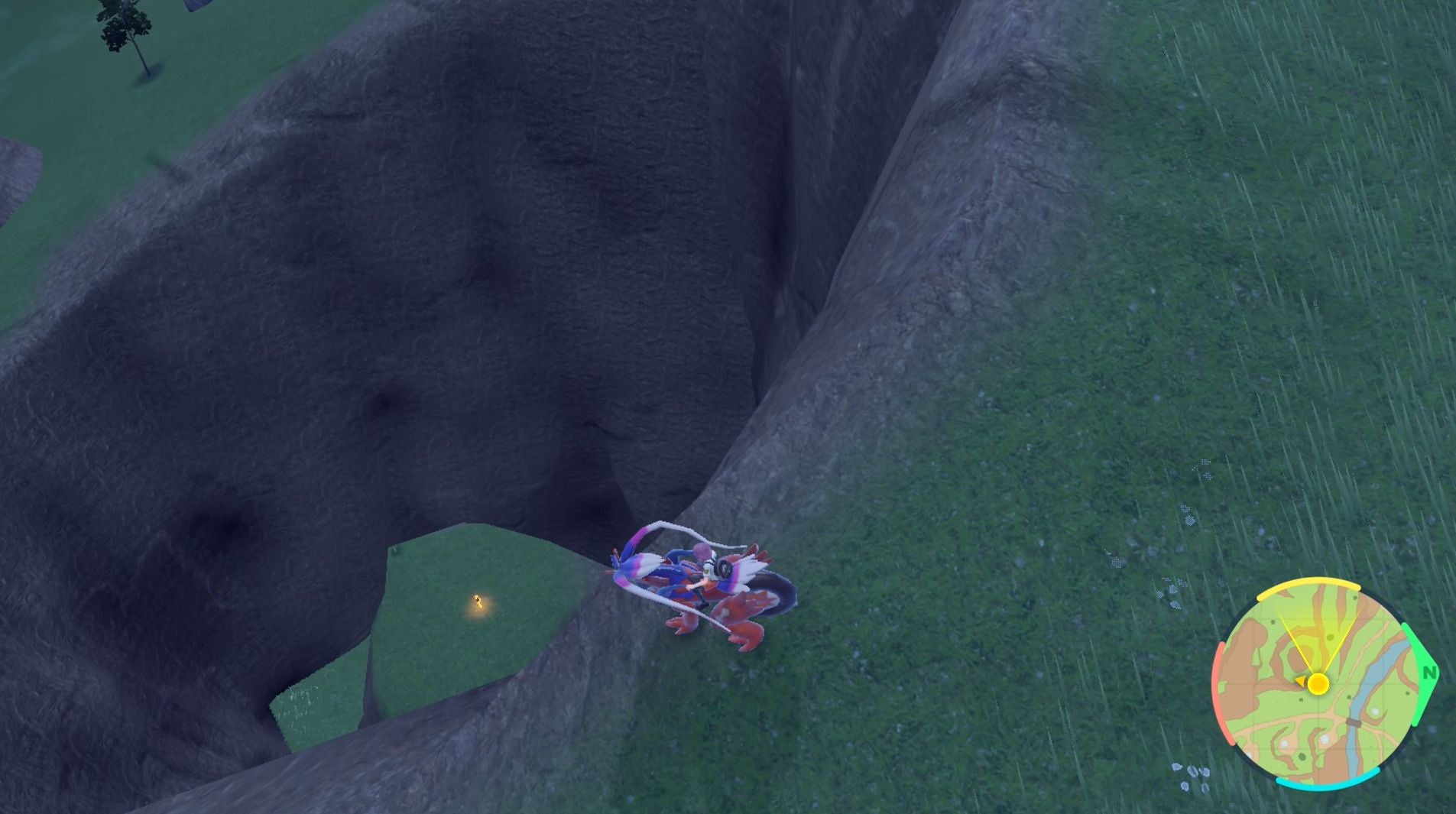 Pok mon Scarlet and Violet yellow stake locations and Icerend Shrine  including how to catch Chien Pao - 31