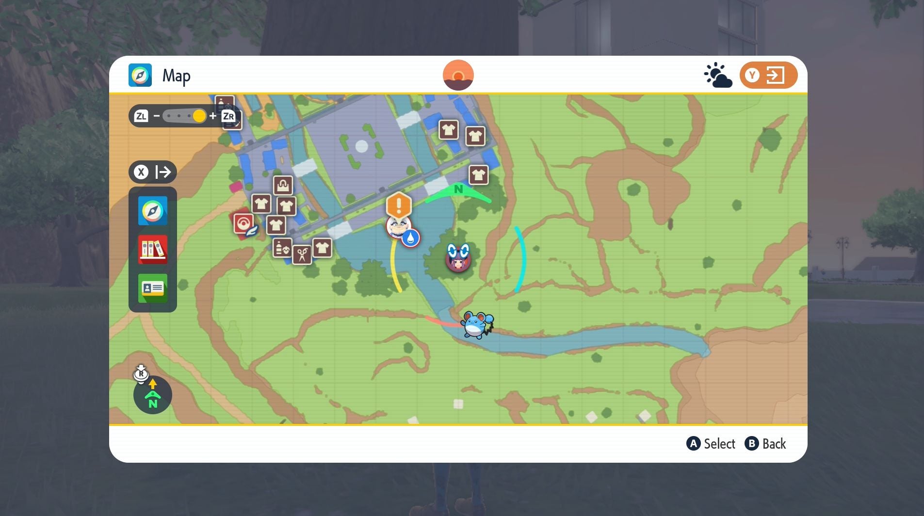 Pok mon Scarlet and Violet yellow stake locations and Icerend Shrine  including how to catch Chien Pao - 53