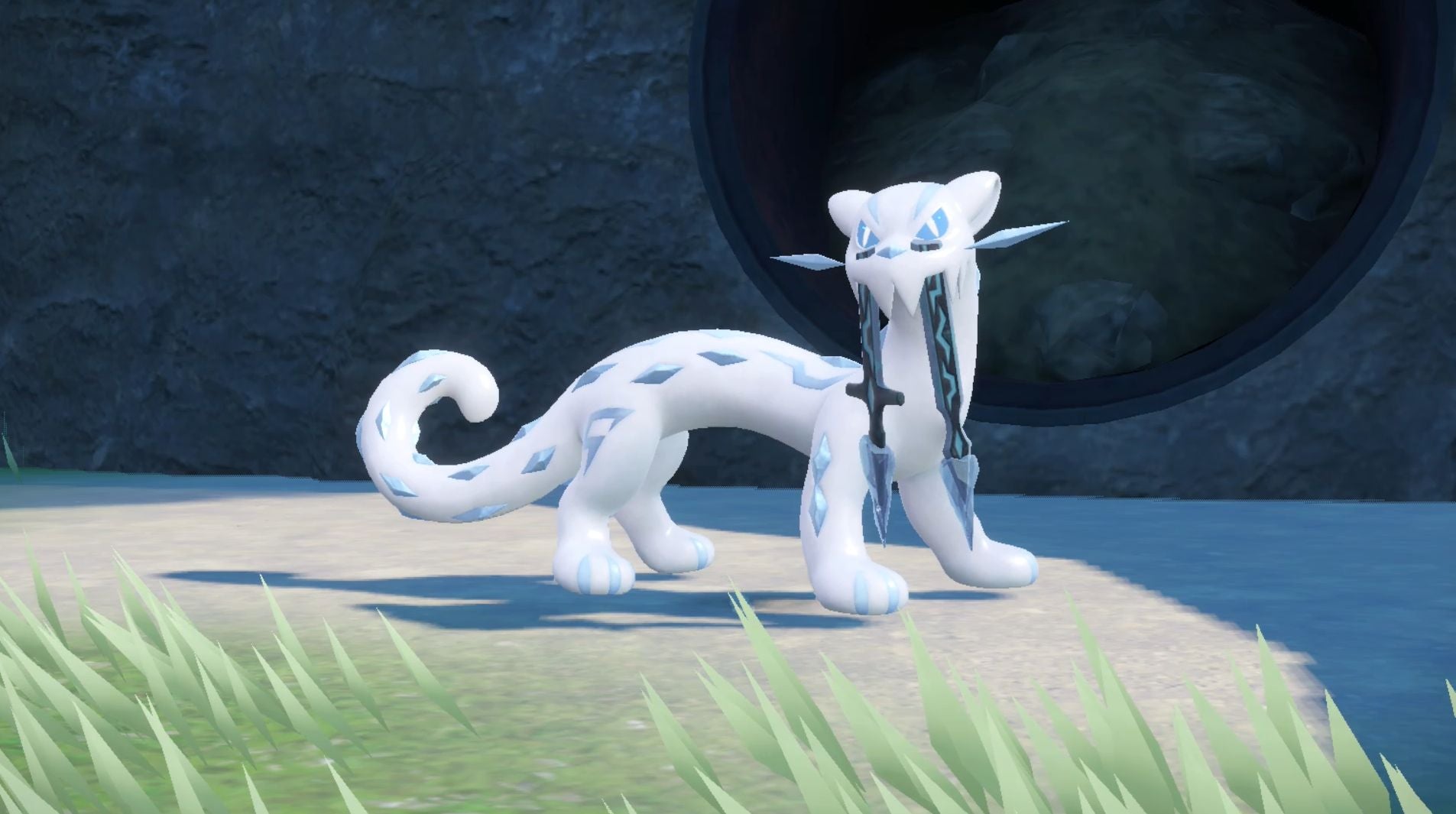 Pok mon Scarlet and Violet yellow stake locations and Icerend Shrine  including how to catch Chien Pao - 14
