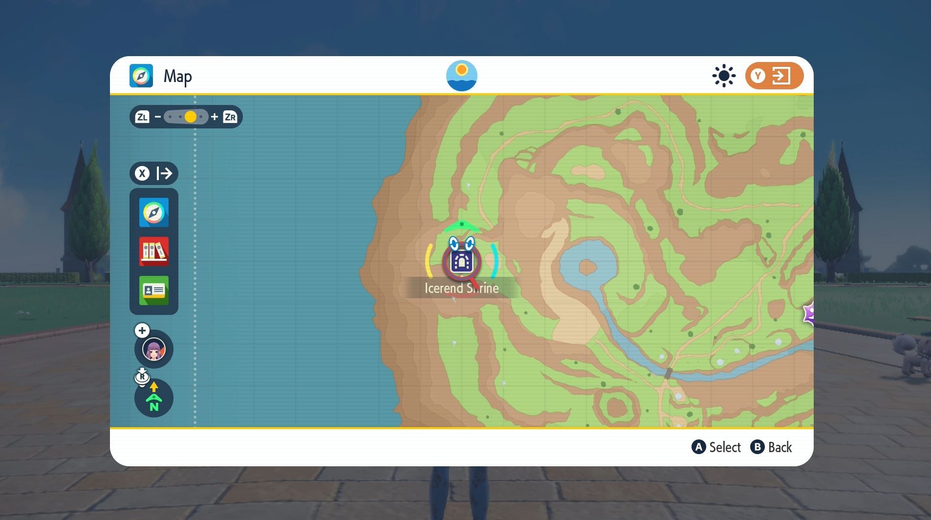 Pok mon Scarlet and Violet yellow stake locations and Icerend Shrine  including how to catch Chien Pao - 89