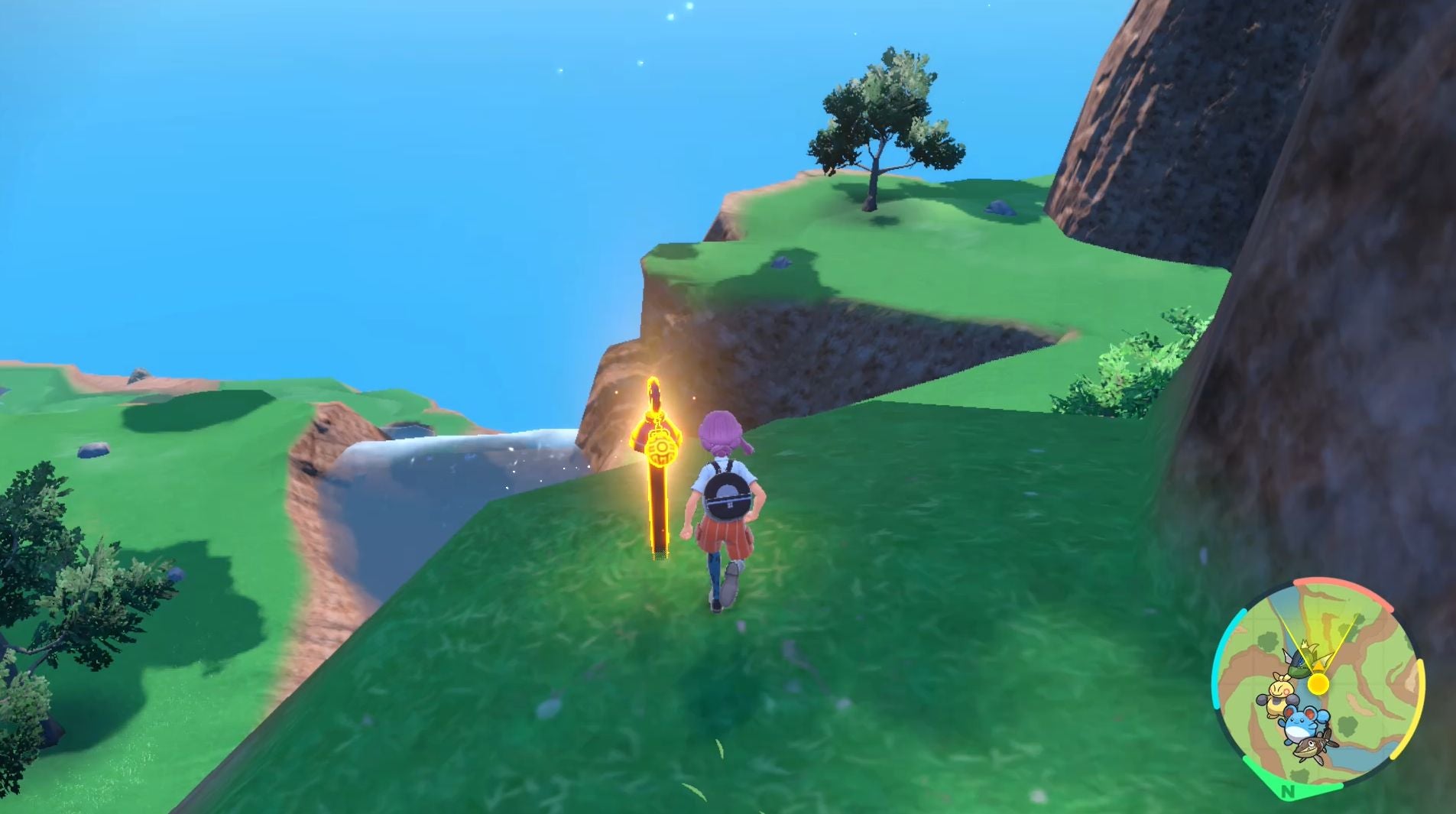 Pok mon Scarlet and Violet yellow stake locations and Icerend Shrine  including how to catch Chien Pao - 15