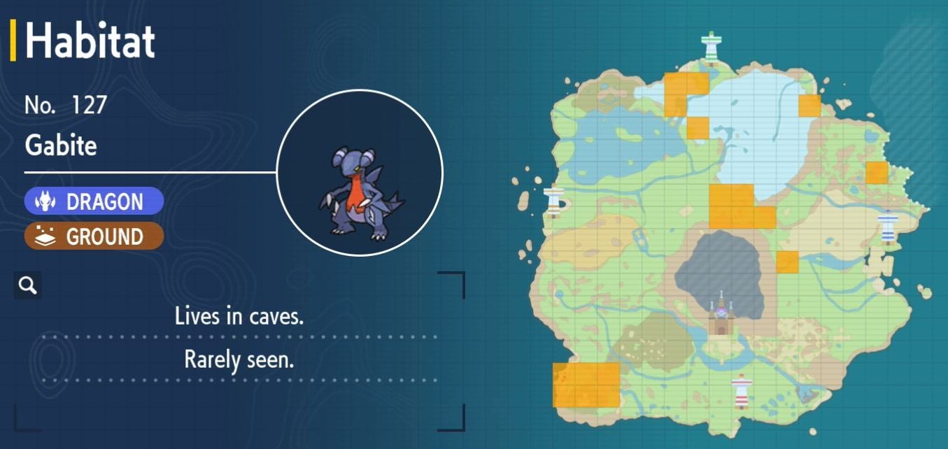 Pok mon Scarlet and Violet Pok dex  all Pok mon locations in the Paldea Pok dex listed - 97