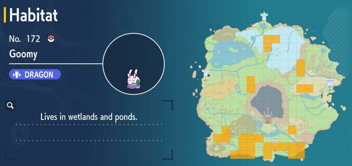 Pok mon Scarlet and Violet Pok dex  all Pok mon locations in the Paldea Pok dex listed - 78