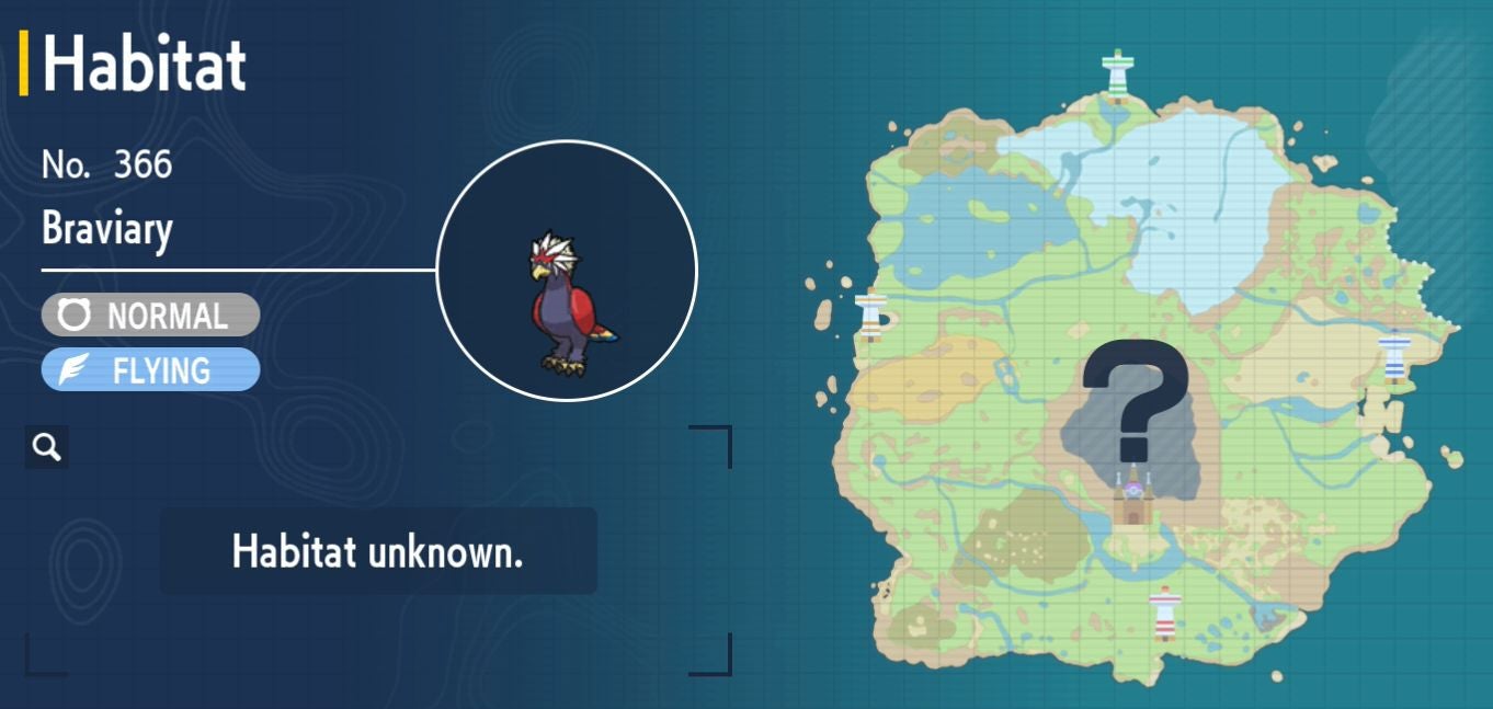 Pok mon Scarlet and Violet Pok dex  all Pok mon locations in the Paldea Pok dex listed - 87