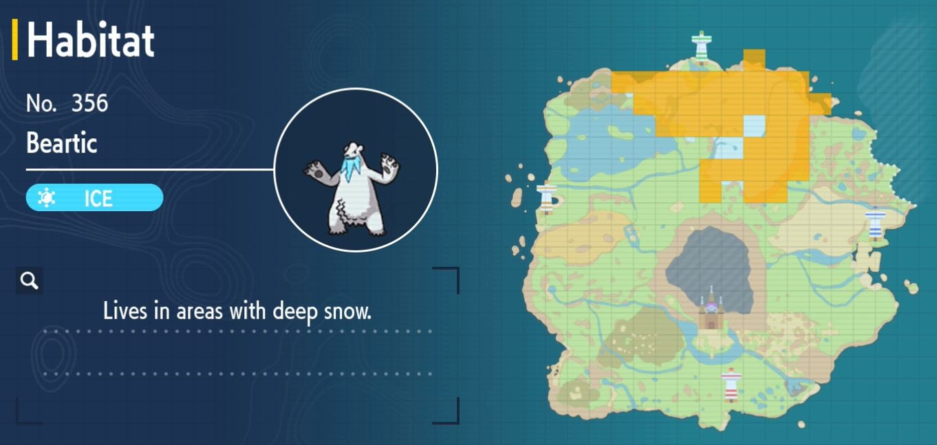 Pok mon Scarlet and Violet Pok dex  all Pok mon locations in the Paldea Pok dex listed - 13