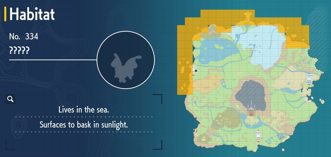 Pok mon Scarlet and Violet Pok dex  all Pok mon locations in the Paldea Pok dex listed - 27