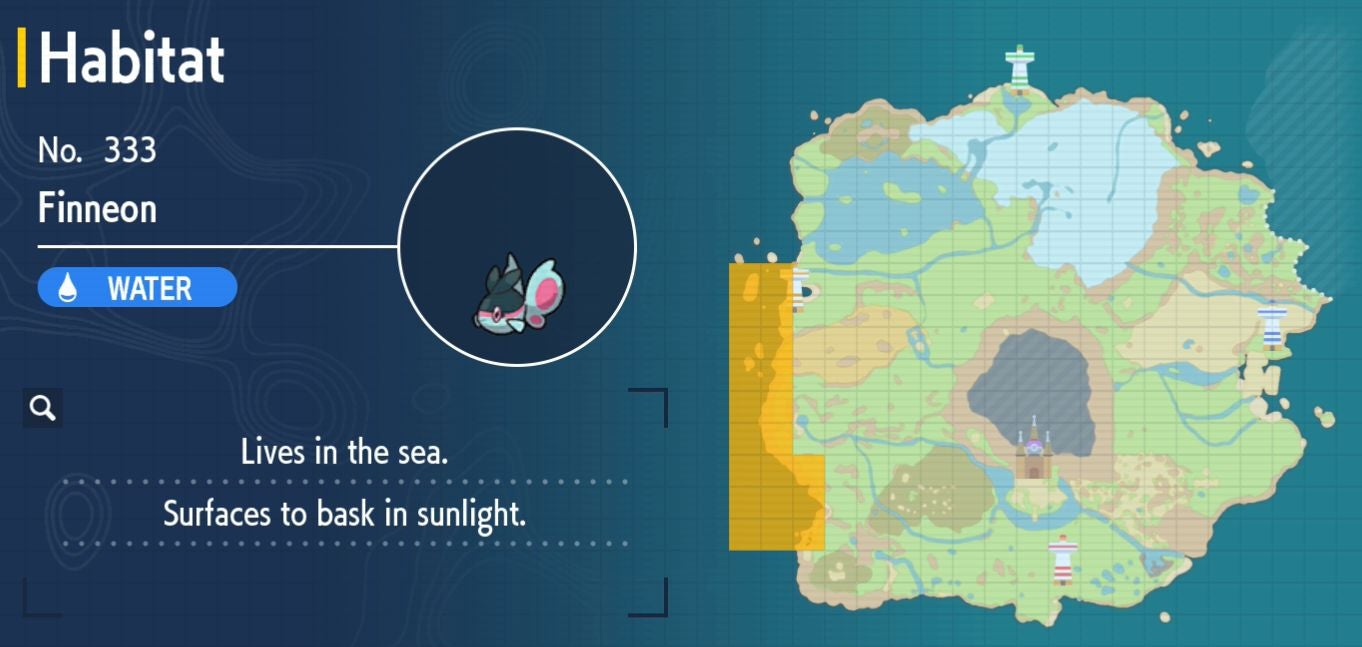 Pok mon Scarlet and Violet Pok dex  all Pok mon locations in the Paldea Pok dex listed - 14