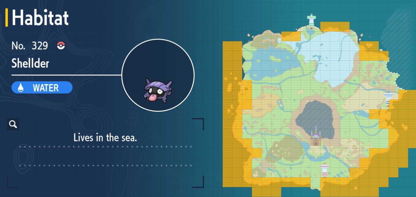 Pok mon Scarlet and Violet Pok dex  all Pok mon locations in the Paldea Pok dex listed - 73