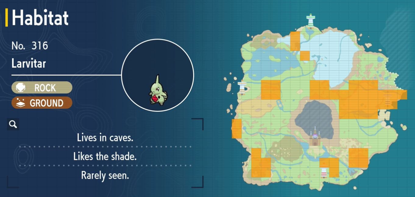 Pok mon Scarlet and Violet Pok dex  all Pok mon locations in the Paldea Pok dex listed - 36