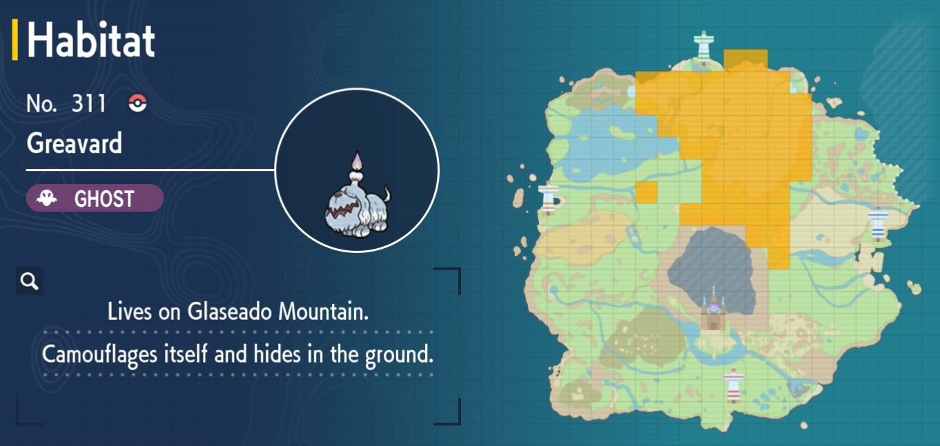 Pok mon Scarlet and Violet Pok dex  all Pok mon locations in the Paldea Pok dex listed - 53