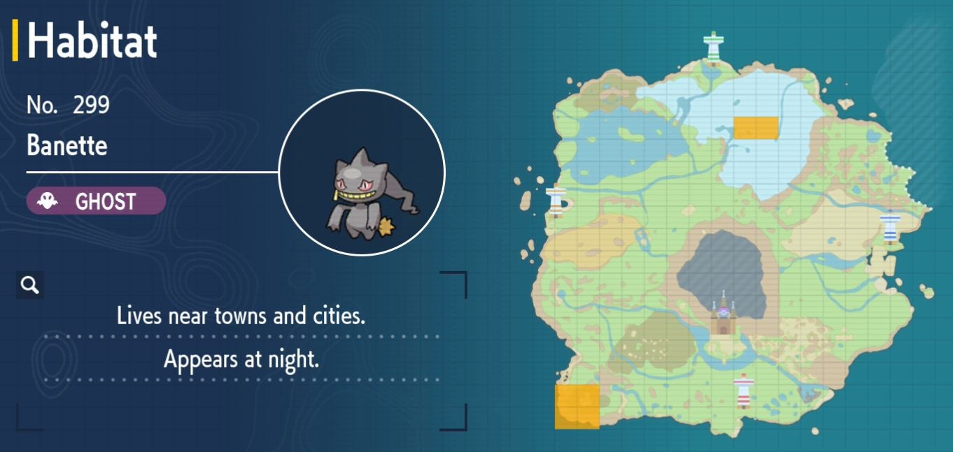 Pok mon Scarlet and Violet Pok dex  all Pok mon locations in the Paldea Pok dex listed - 46