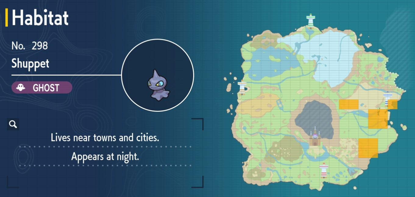 Pok mon Scarlet and Violet Pok dex  all Pok mon locations in the Paldea Pok dex listed - 7