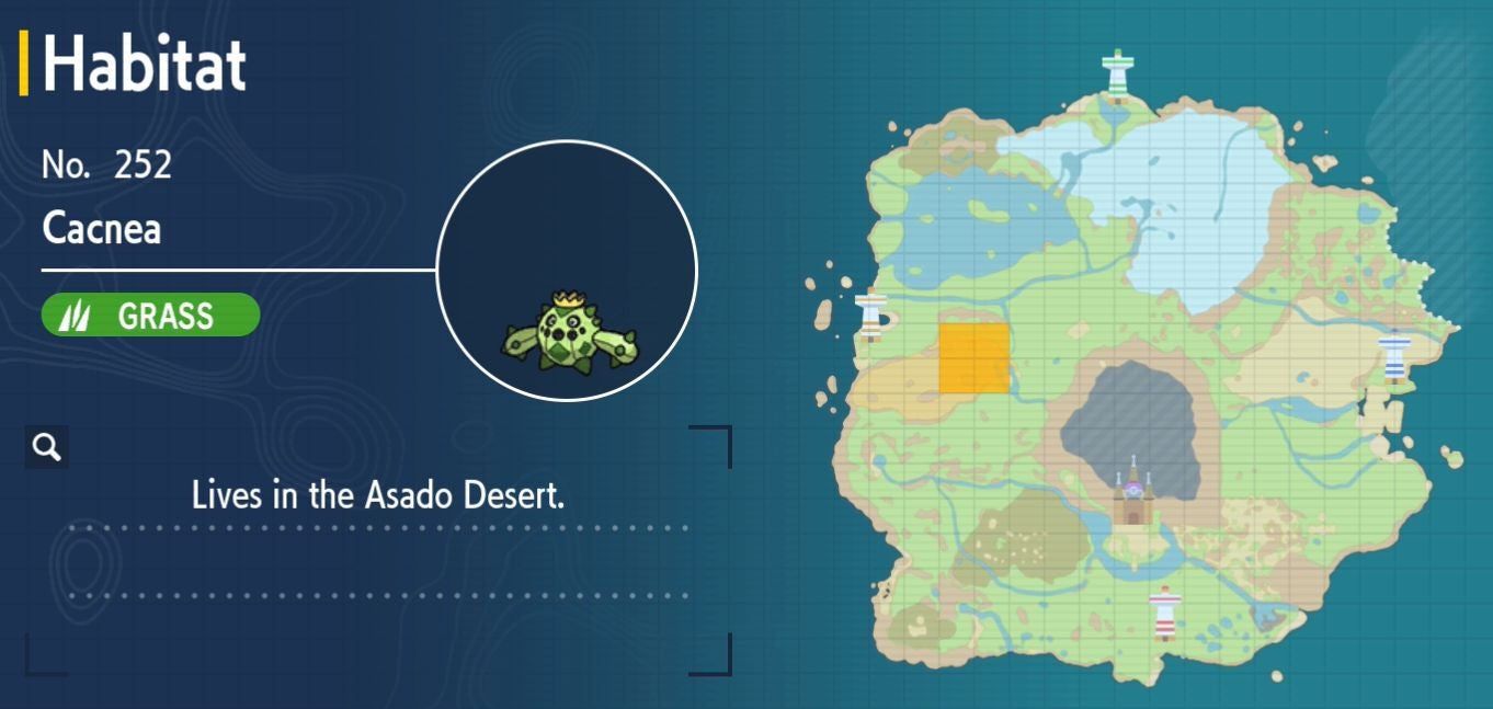 Pok mon Scarlet and Violet Pok dex  all Pok mon locations in the Paldea Pok dex listed - 36
