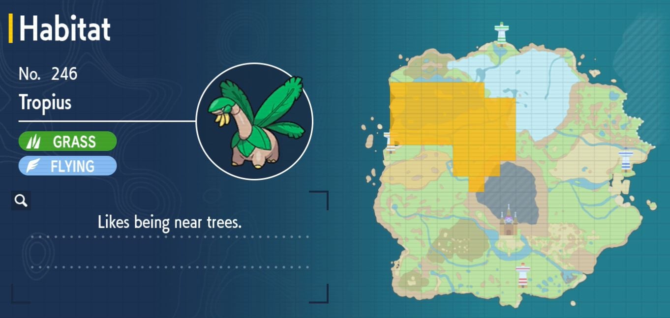 Pok mon Scarlet and Violet Pok dex  all Pok mon locations in the Paldea Pok dex listed - 48