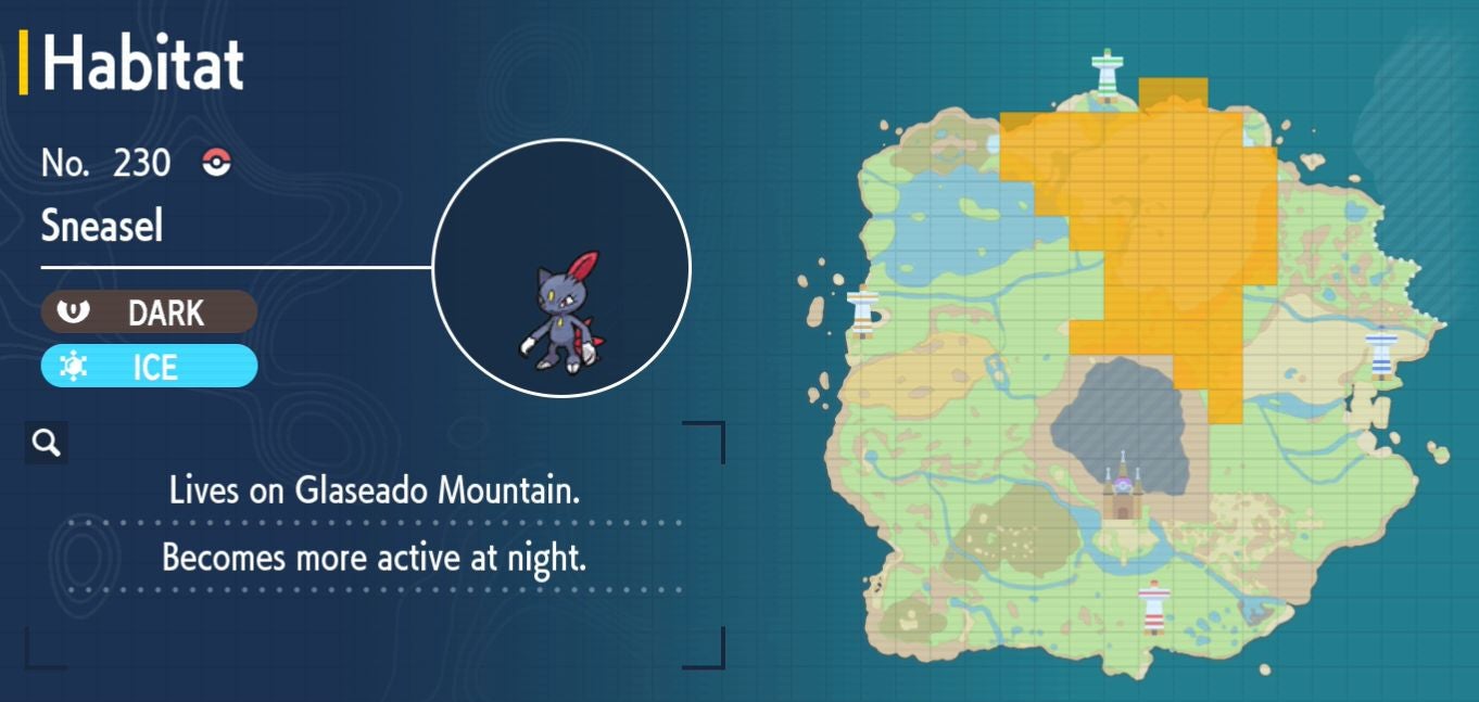 Pok mon Scarlet and Violet Pok dex  all Pok mon locations in the Paldea Pok dex listed - 81