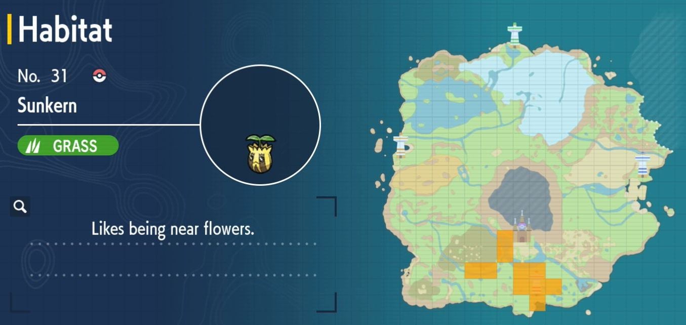 Pok mon Scarlet and Violet Pok dex  all Pok mon locations in the Paldea Pok dex listed - 52