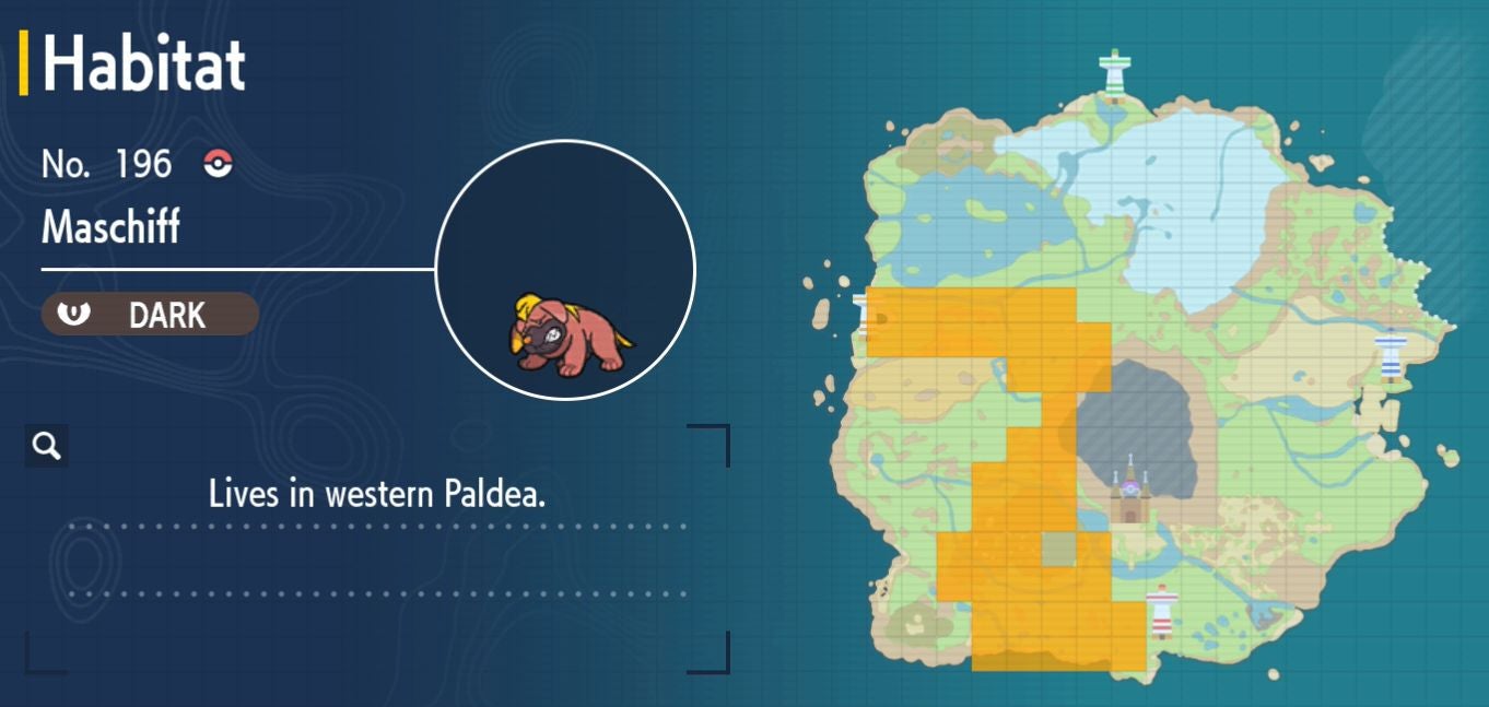 Pok mon Scarlet and Violet Pok dex  all Pok mon locations in the Paldea Pok dex listed - 9