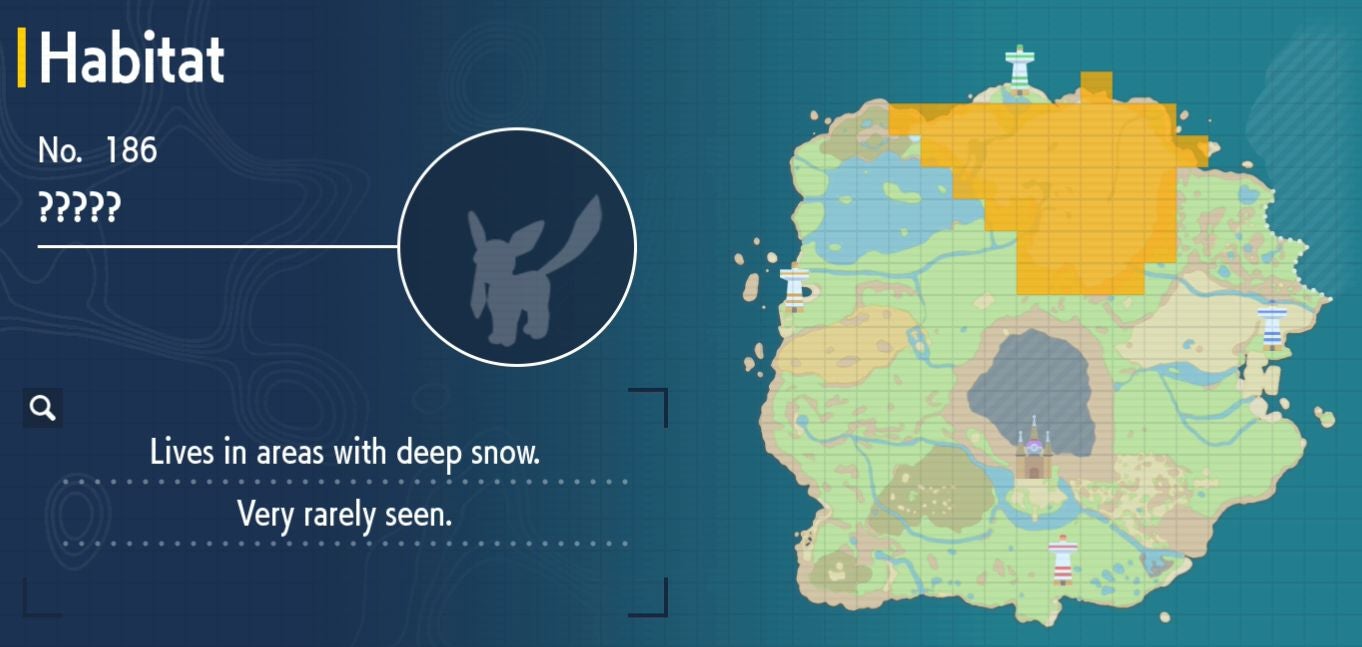 Pok mon Scarlet and Violet Pok dex  all Pok mon locations in the Paldea Pok dex listed - 87