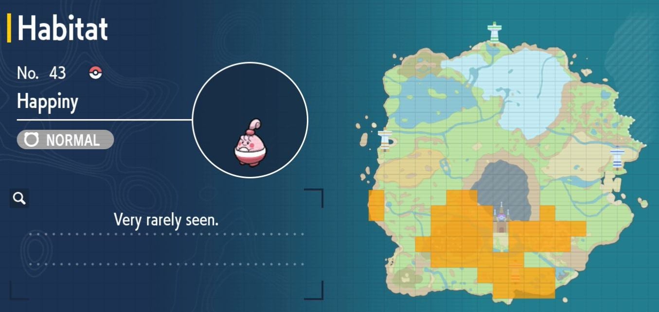 Pok mon Scarlet and Violet Pok dex  all Pok mon locations in the Paldea Pok dex listed - 31