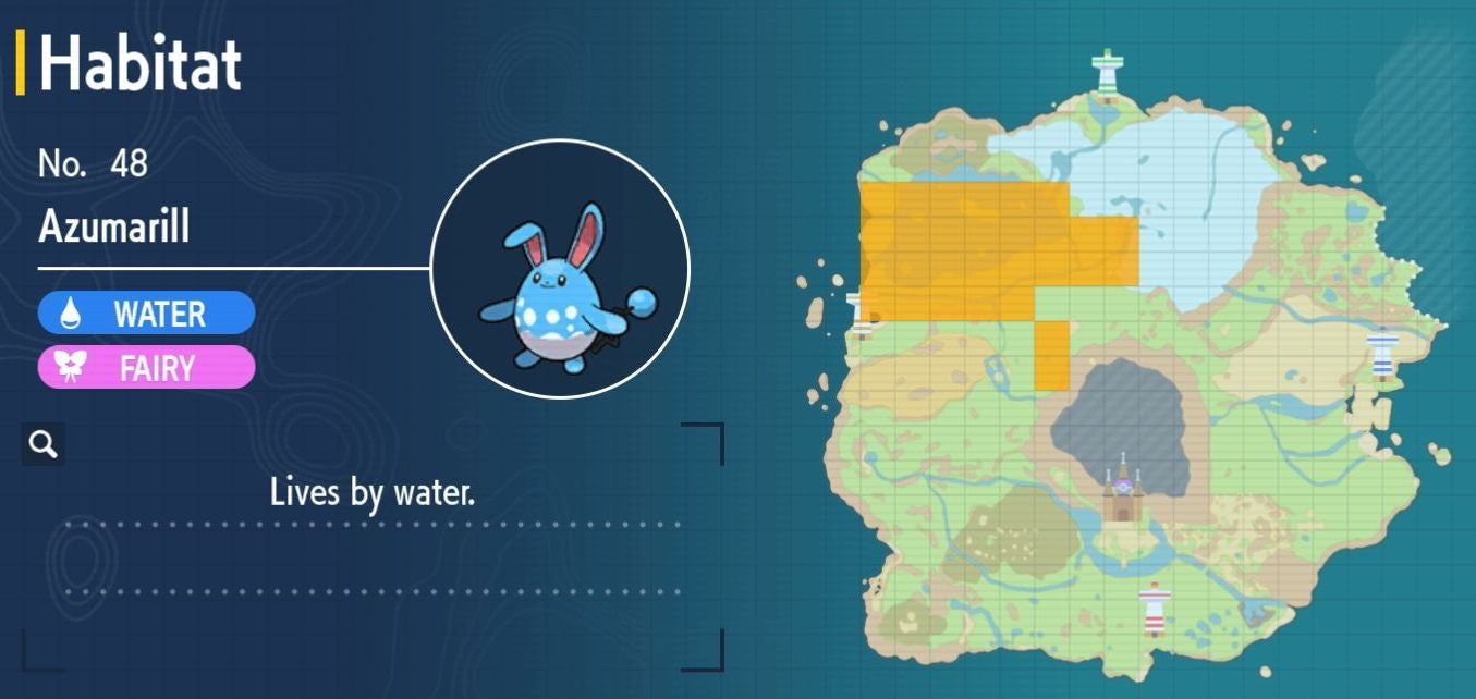 Pok mon Scarlet and Violet Pok dex  all Pok mon locations in the Paldea Pok dex listed - 26
