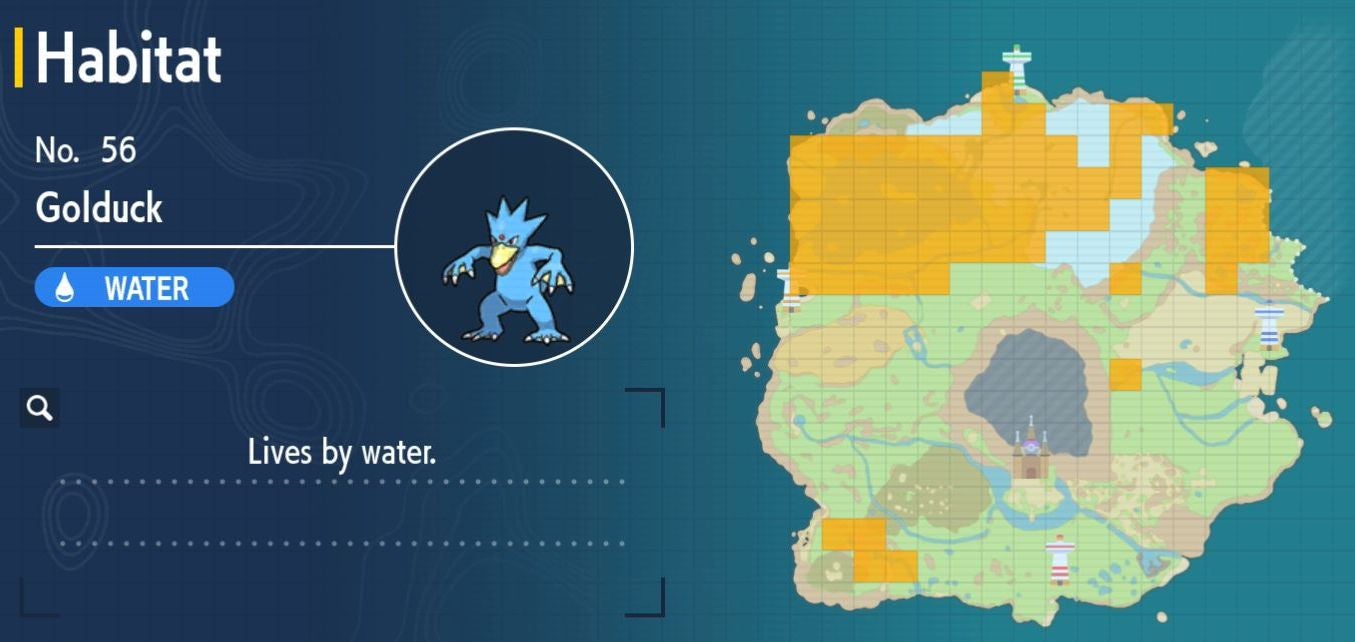 Pok mon Scarlet and Violet Pok dex  all Pok mon locations in the Paldea Pok dex listed - 41