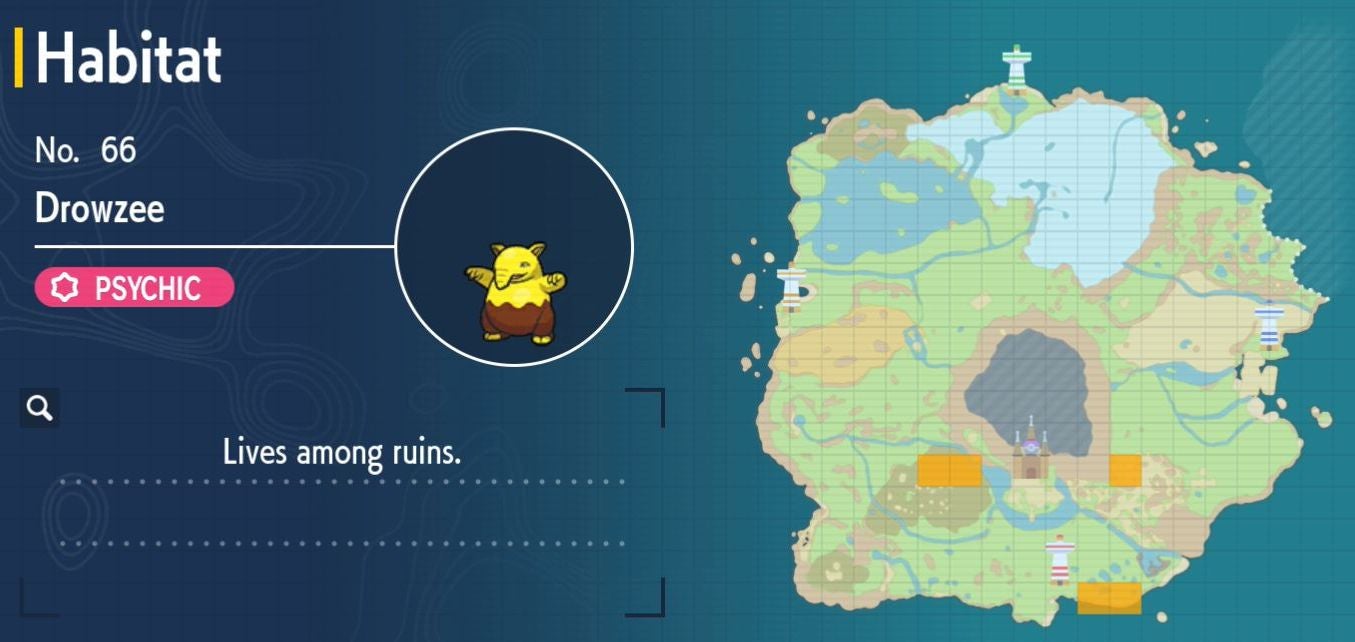 Pok mon Scarlet and Violet Pok dex  all Pok mon locations in the Paldea Pok dex listed - 84
