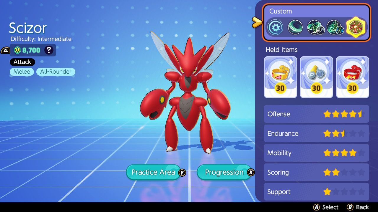Pok mon Unite Scyther build  best items and moveset - 26