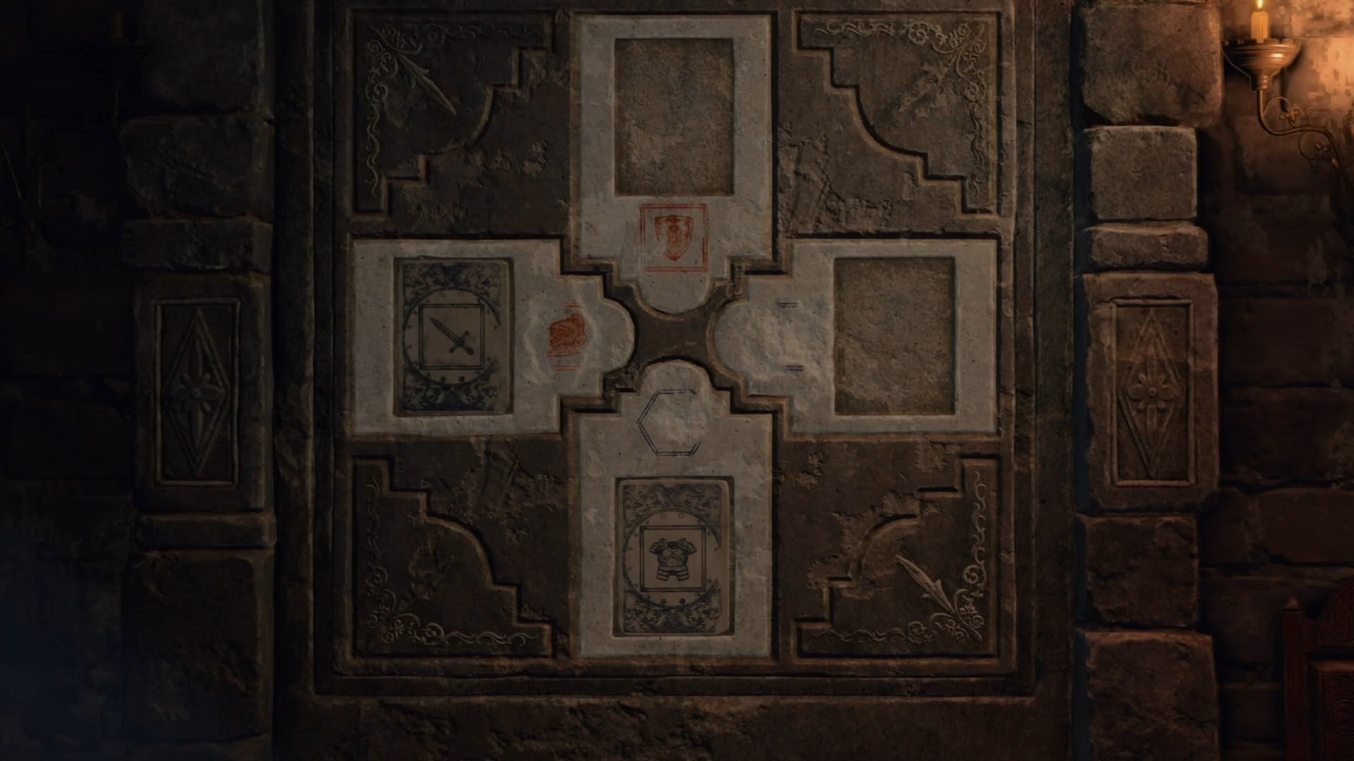 Resident Evil 4 – Rozwiąż zagadkę ściany z czterema dziurami w Binding Workshop