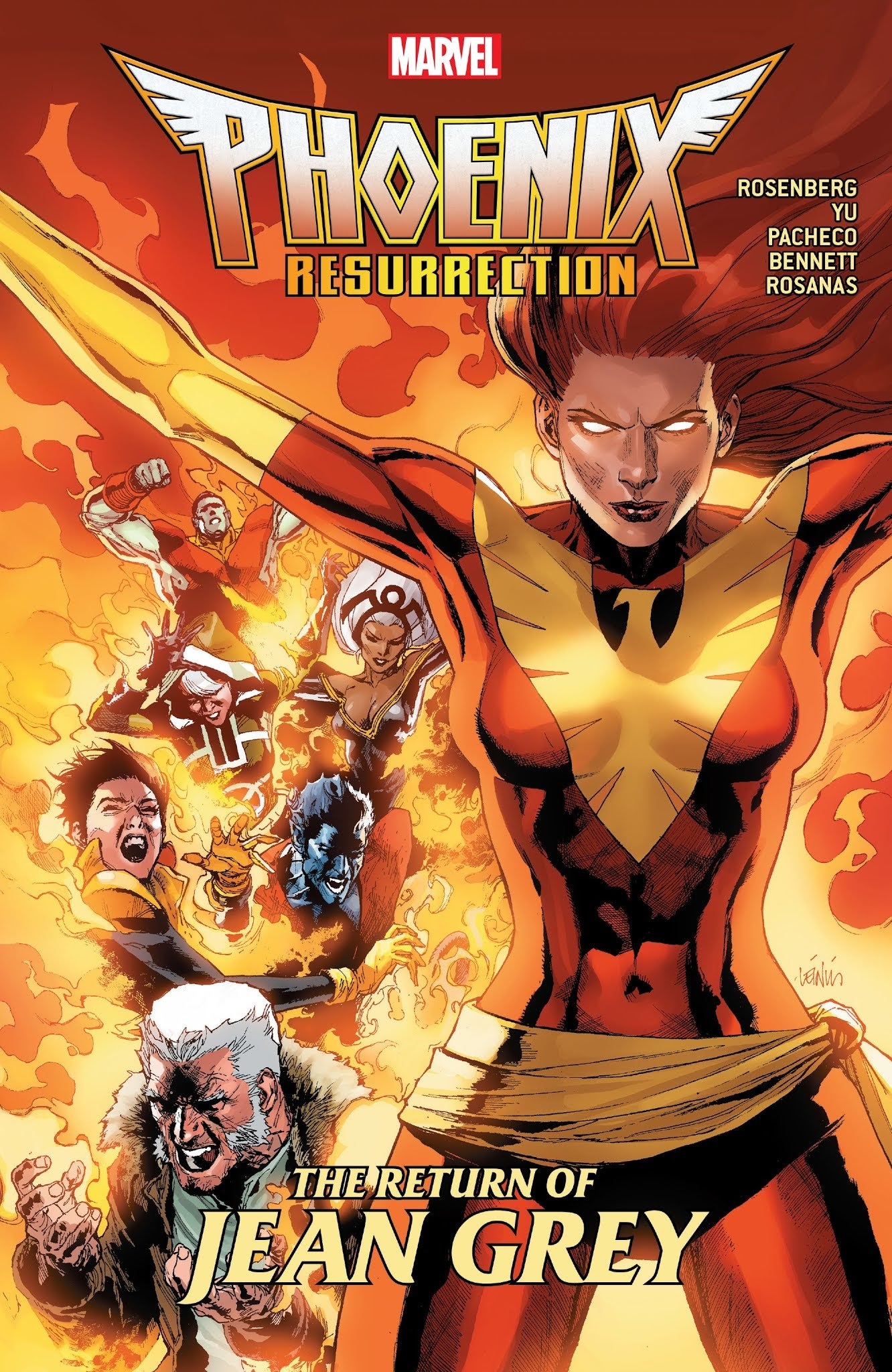 Cover of Phoenix resurrection featuring Jean Grey