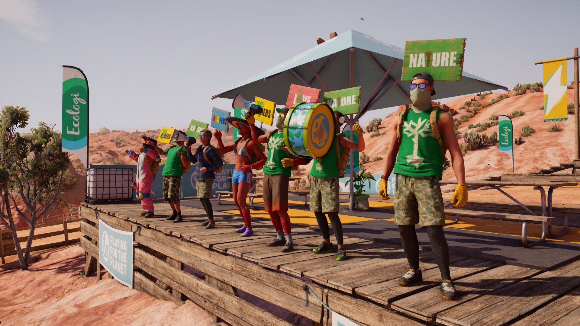 Image for How Riders Republic mobilized its players for the first digital climate march