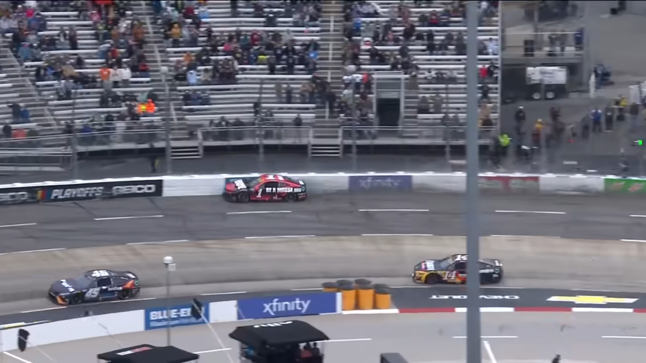 wall riding nascar