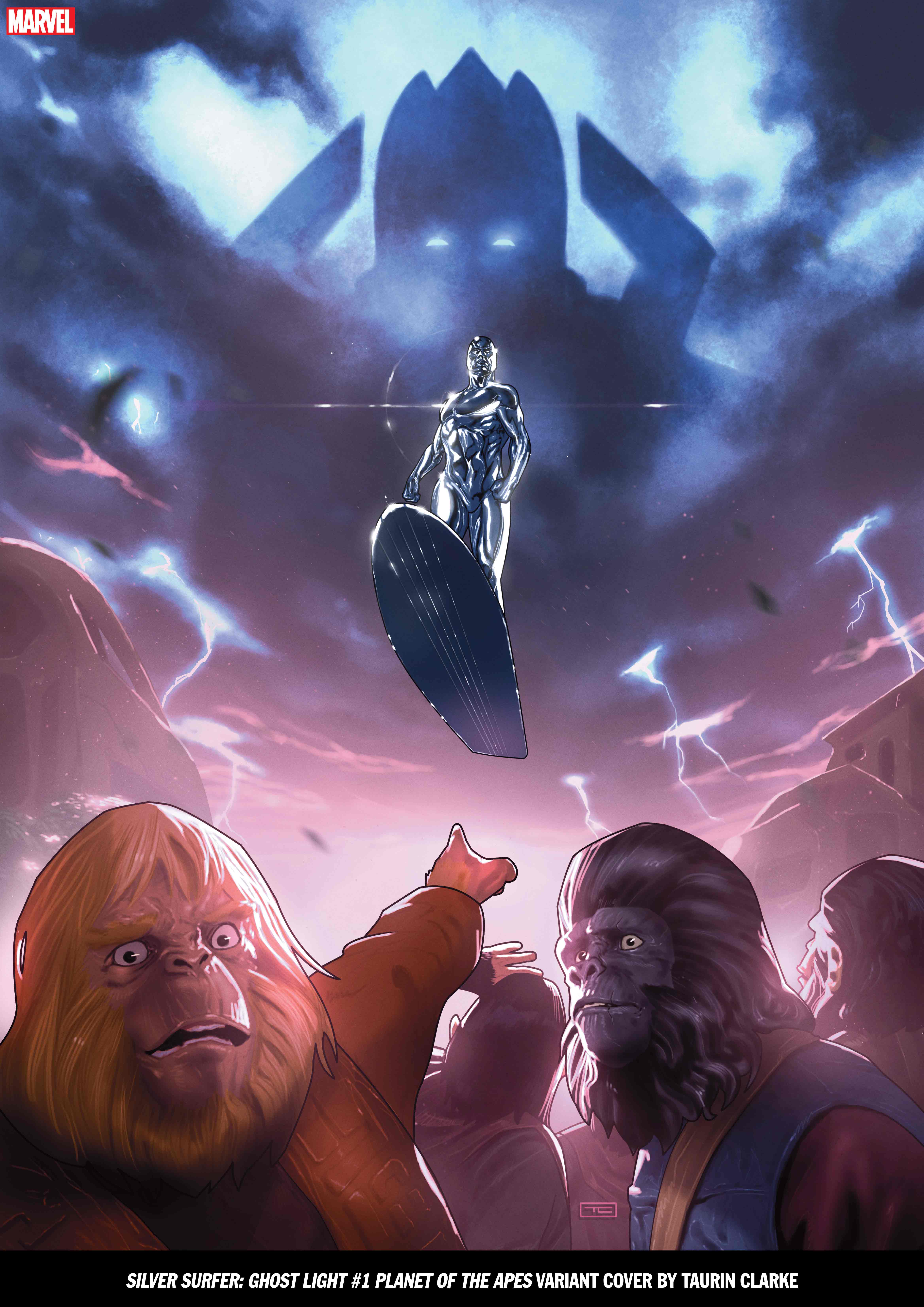 Silver Surfer Planet of the Apes cover