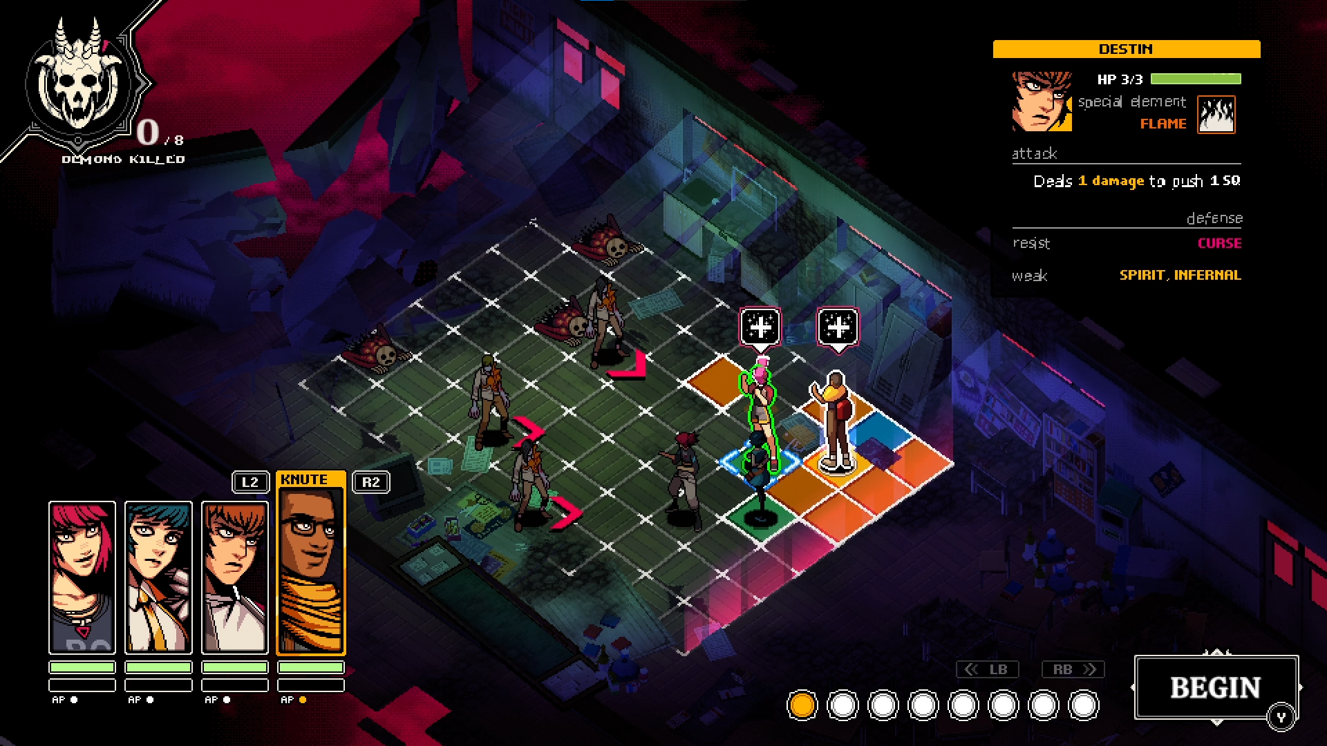 Demonschool is a Persona and Italian horror inspired tactical RPG - 77