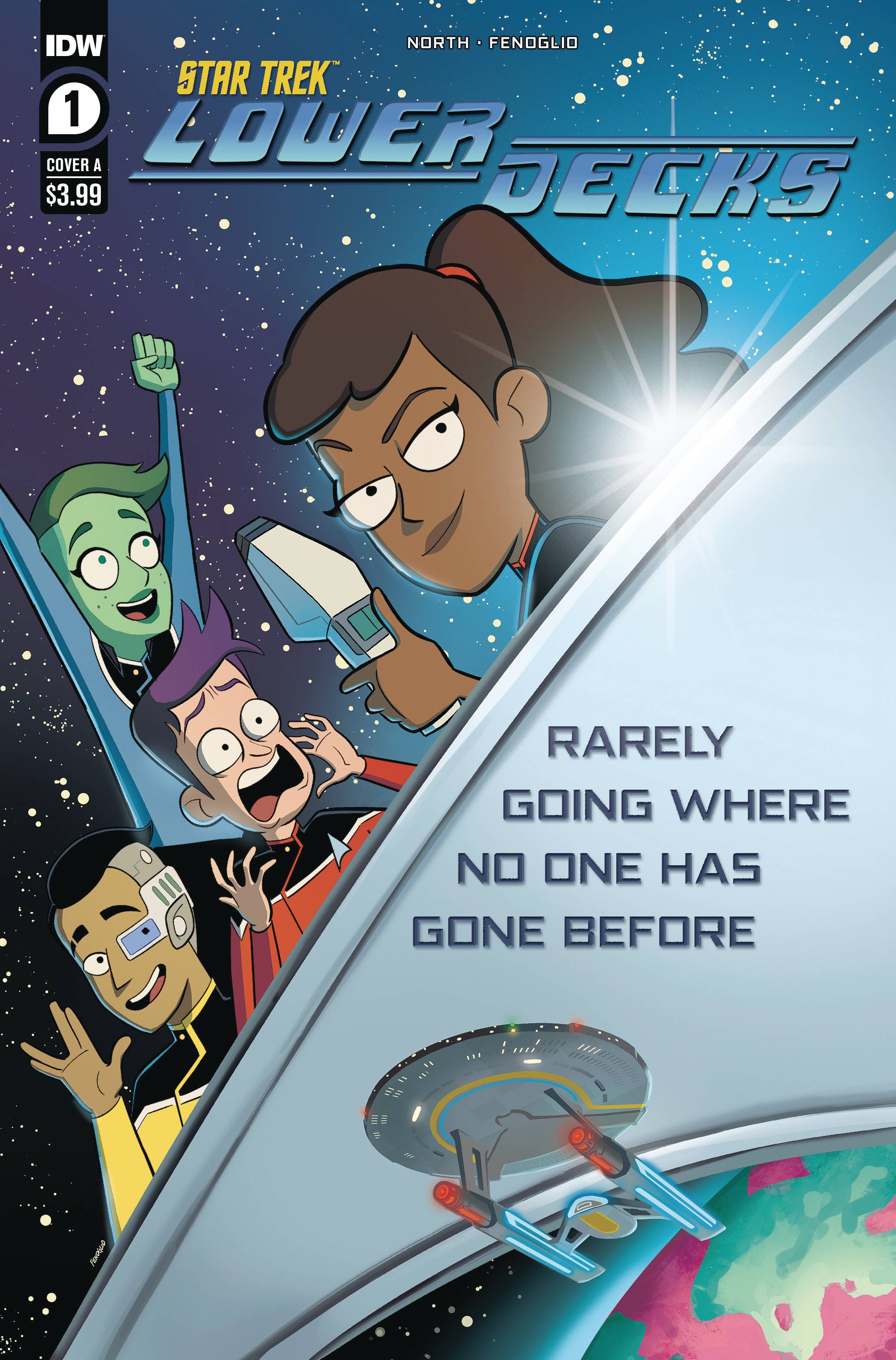 Full image of Star Trek: Lower Decks comics cover