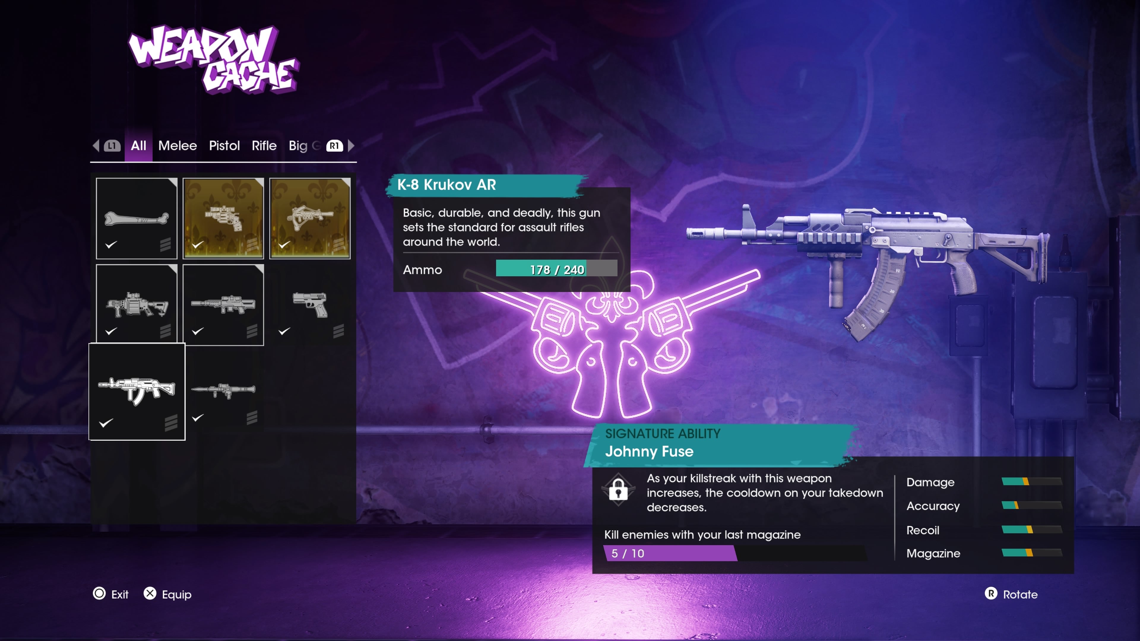 Saints Row Review - Weapon Loading Screen