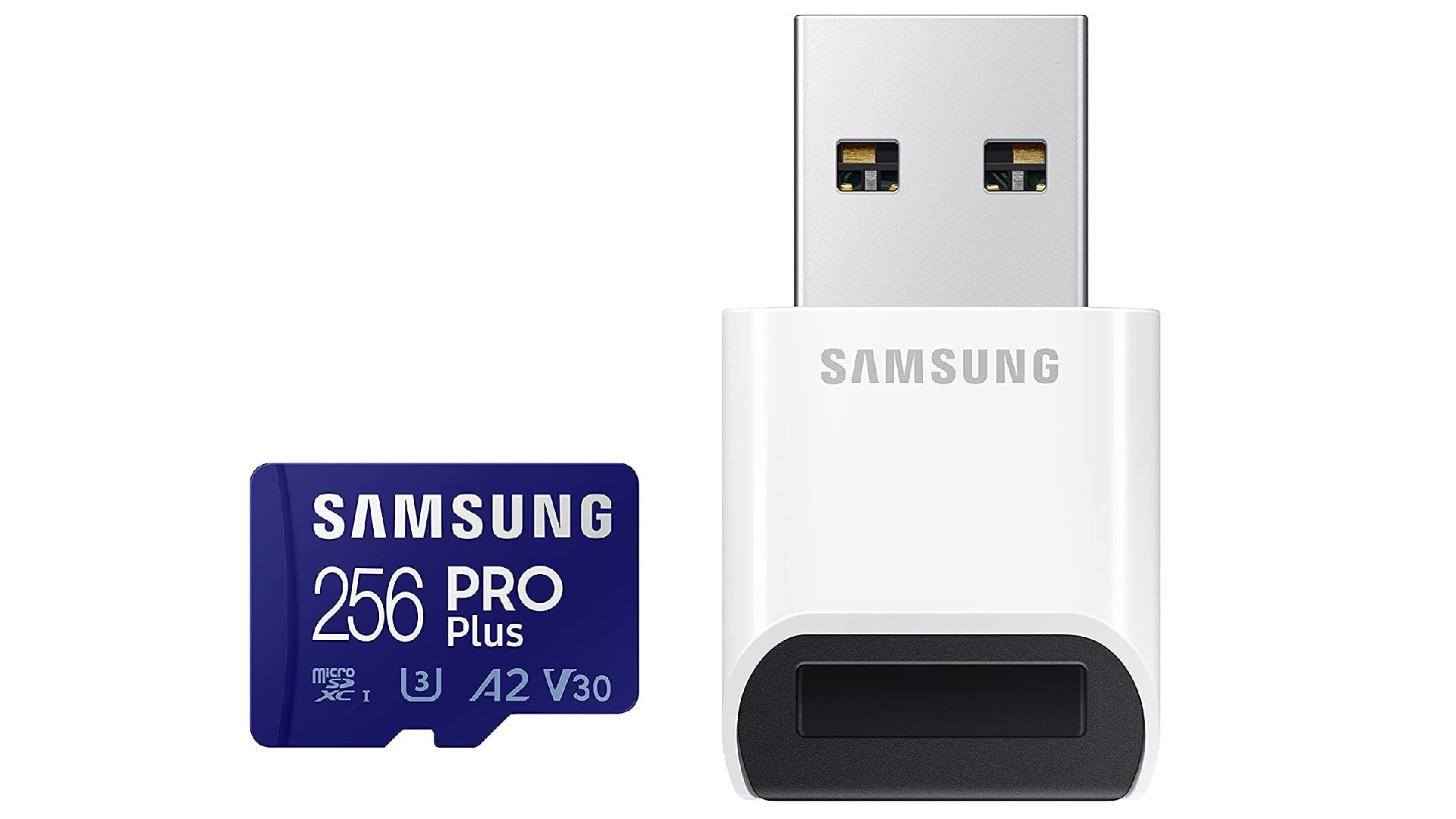 Samsung Micro SD card and USB reader