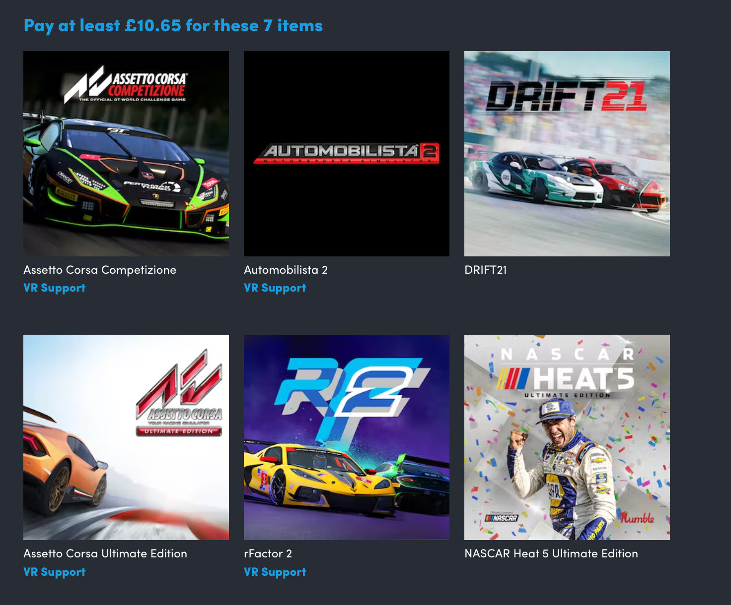Grab seven PC sim racing titles for 11 and support charity - 3
