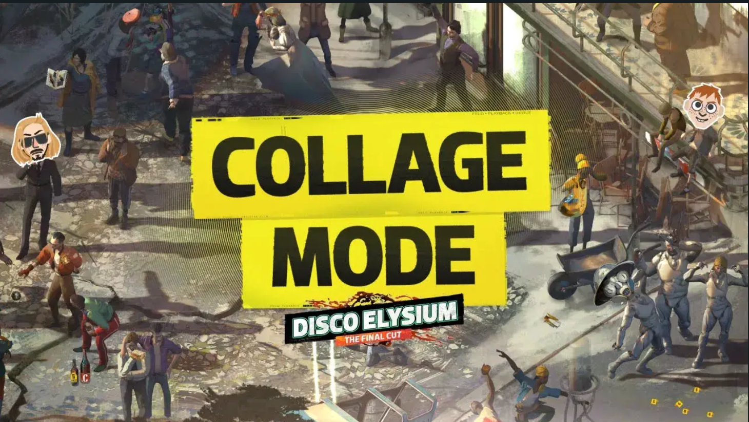Image for Disco Elysium's new Collage Mode lets you "create the screenshots you have always desired"