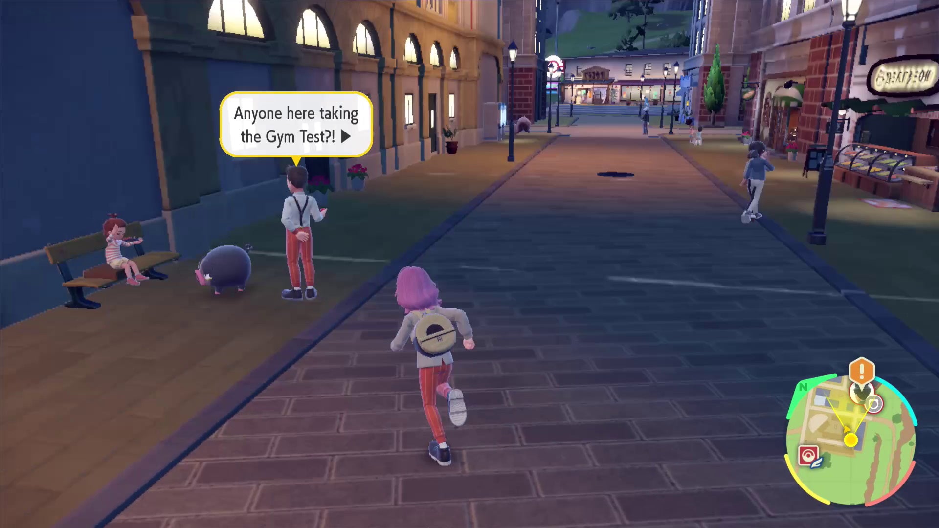Pok mon Scarlet and Violet Medali Normal Gym test  secret menu item solution and how to beat Leader Larry - 29