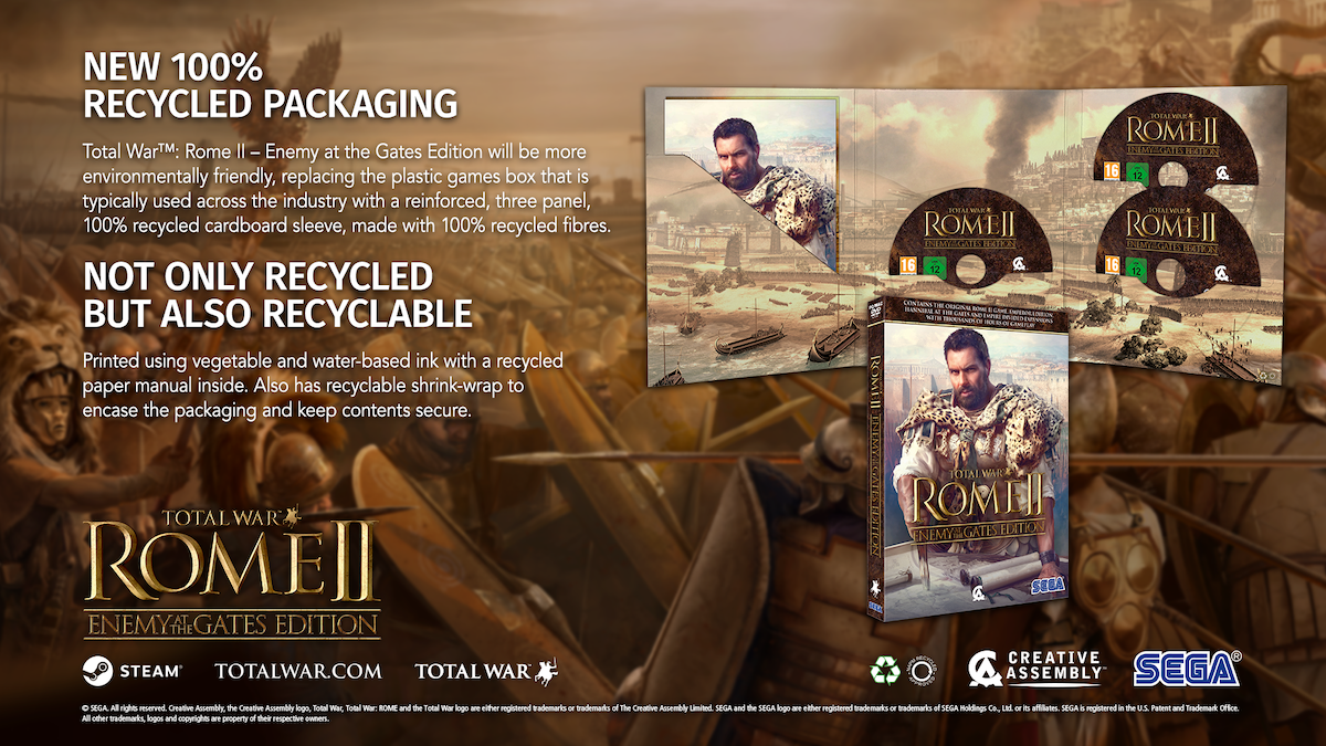 Image for Sega Europe announces fully recyclable packaging for all PC titles