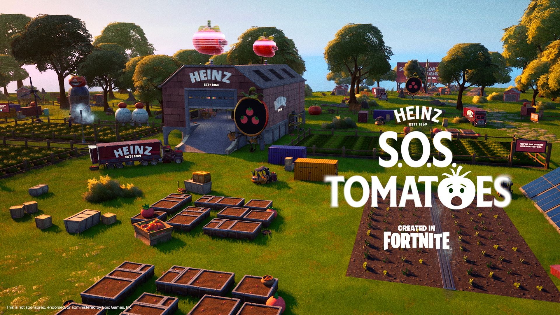 Fortnite Heinz SOS Tomatoes.