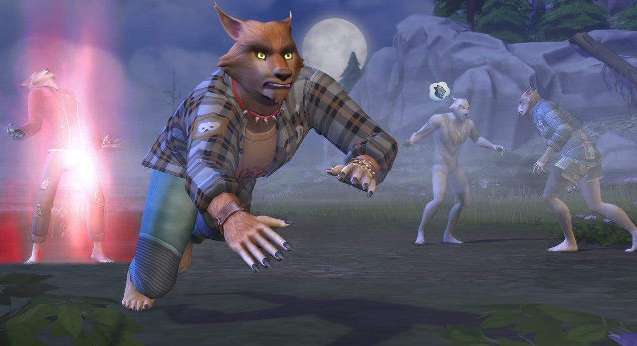 Afbeeldingen van The Sims 4: Weerwolven Game Pack aangekondigd