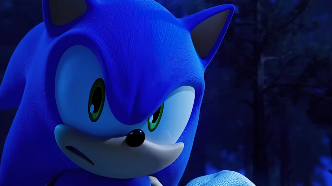 Sonic face close up